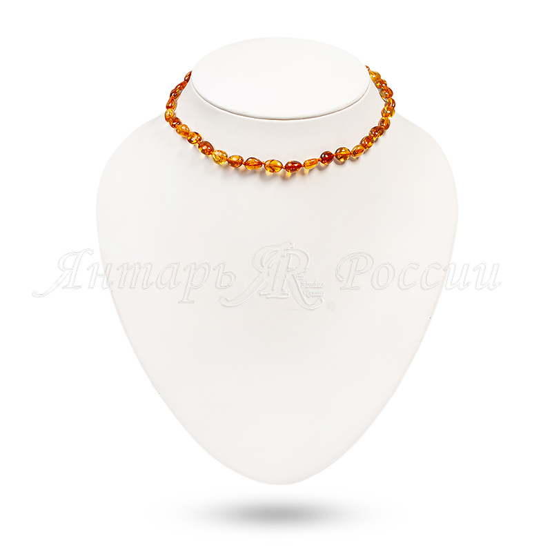 Бусы детские, Янтарь