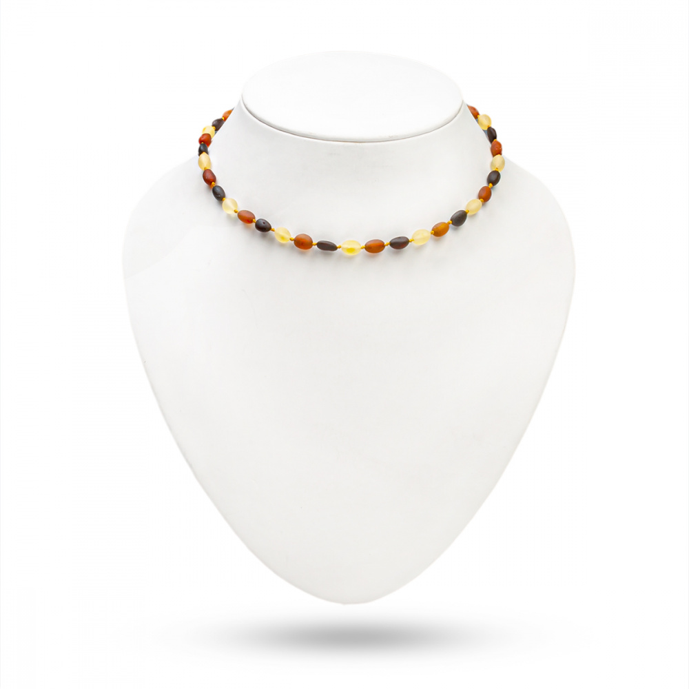 Бусы детские, янтарь