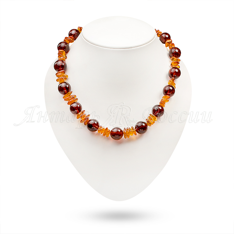 Бусы Янтарь П