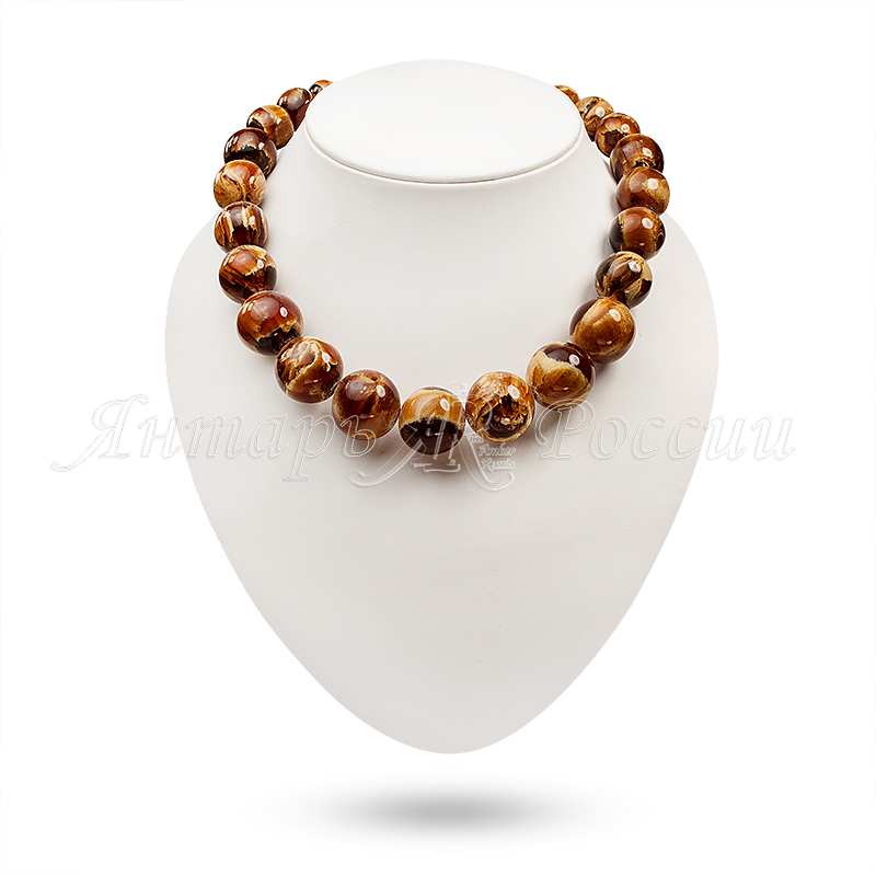 Бусы Янтарь П
