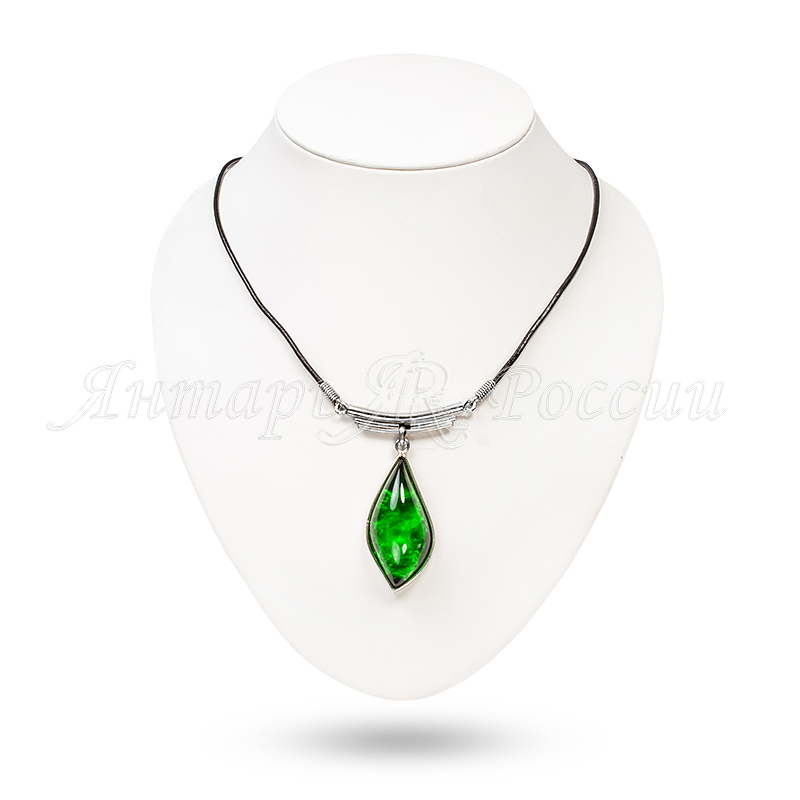 Колье Бернит Посеребрение