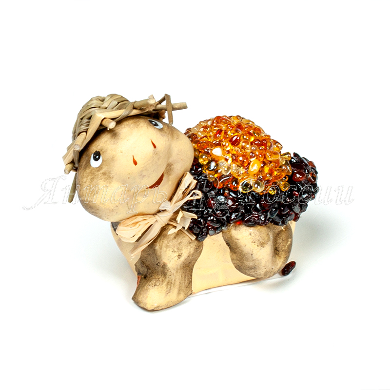 Черепаха  в шляпе Керамика Черепаха  в шляпе Керамика