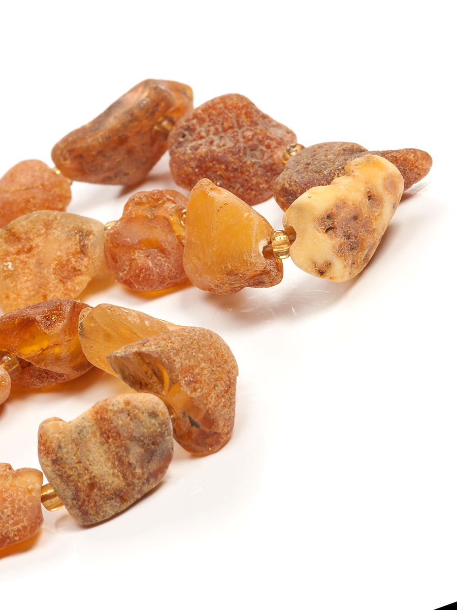 Бусы янтарь