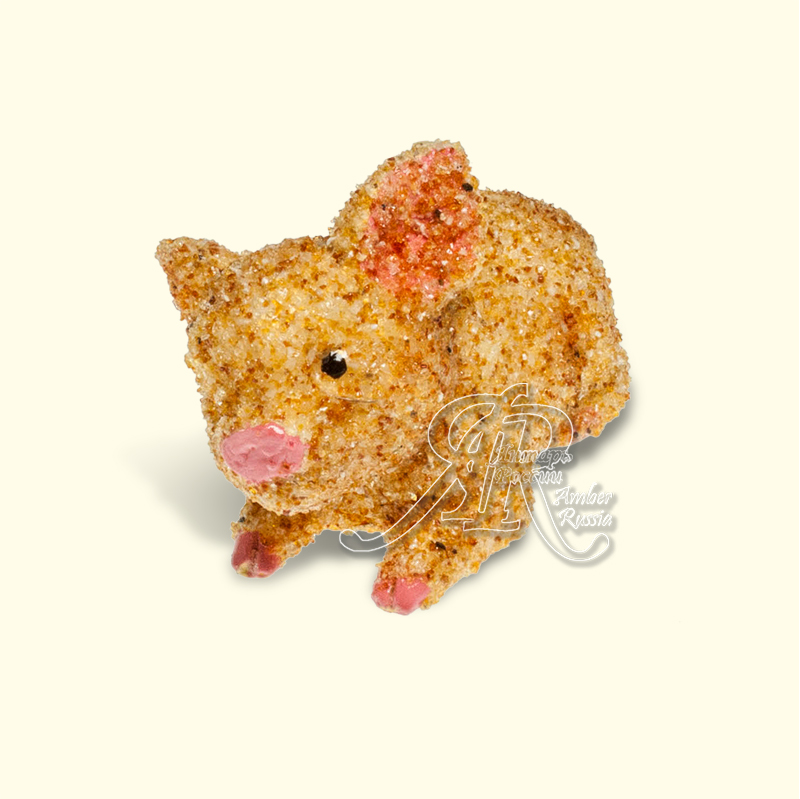 Керамика поросенок Янтарь