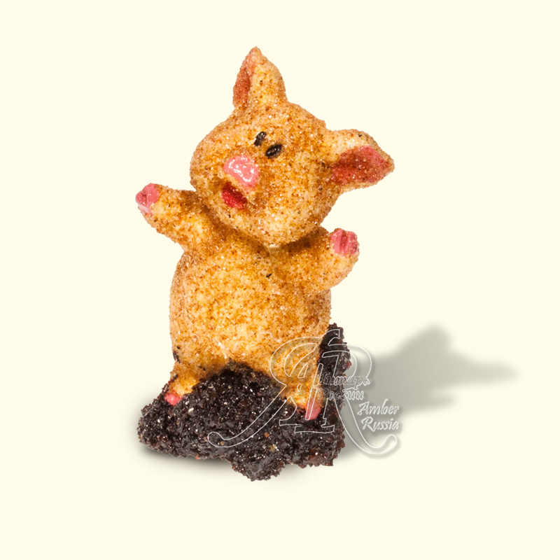 Керамика поросенок Янтарь Керамика поросенок Янтарь