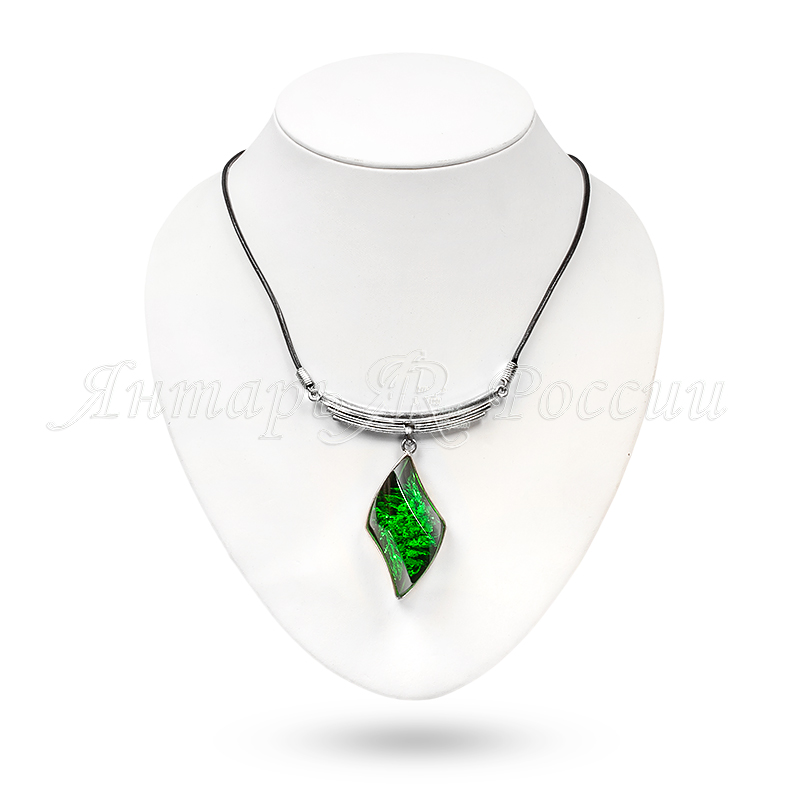 Колье Бернит Посеребрение