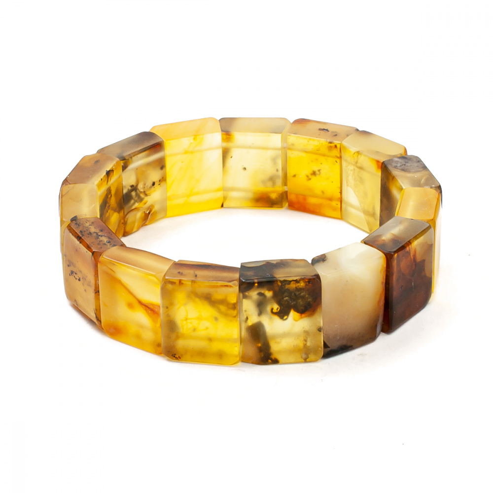 Браслет Муж. янтарь