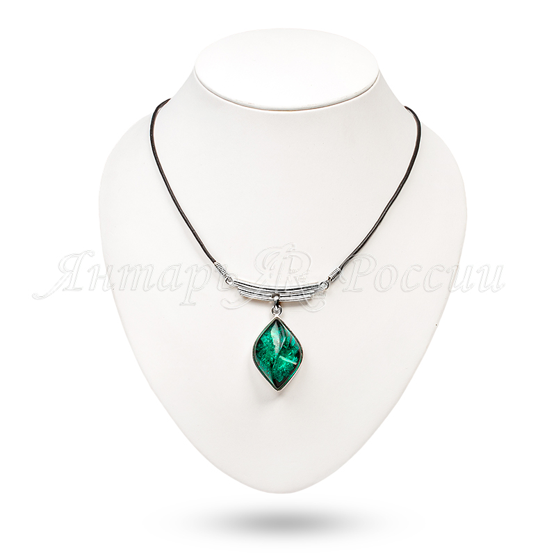 Колье Бернит Посеребрение