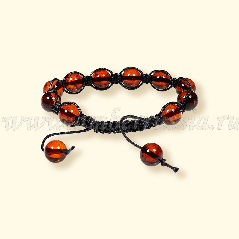 Браслет ШАМБОЛА  Янтарь П Браслет ШАМБОЛА  Янтарь П