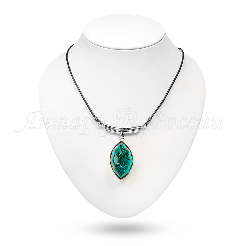 Колье Бернит Посеребрение